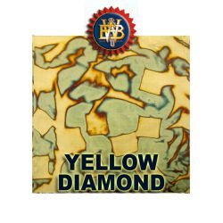 VERIGATED LEAF YELLOW DIAMOND 5 1/2"